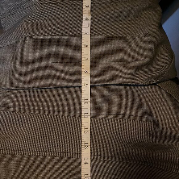 Black and White Seamed Ann Taylor Blazer - Picture 6 of 8